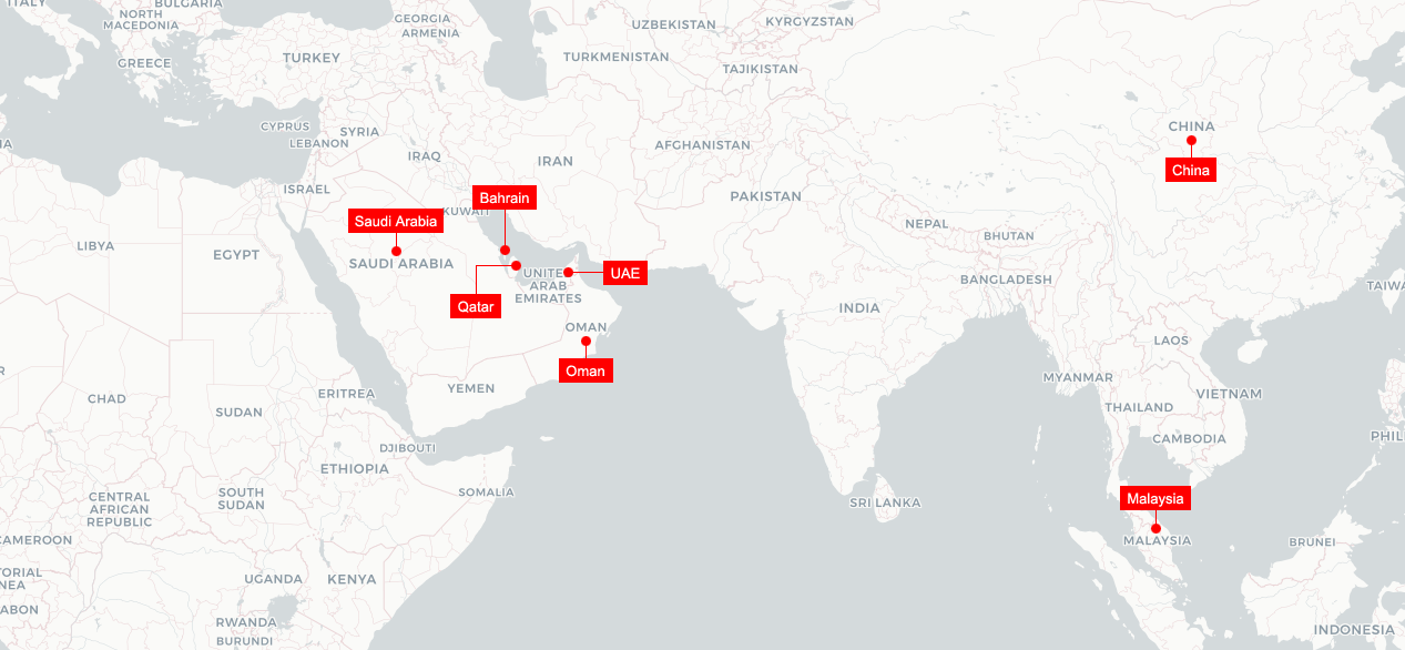 OUR GLOBAL REACH. TRUSTED WORLDWIDE